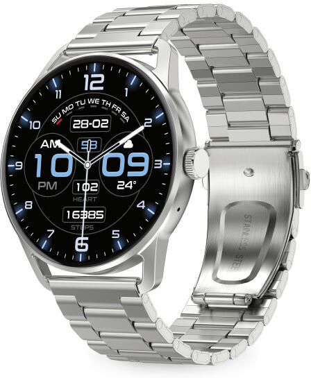 Chytré hodinky ALIGATOR Watch AMOLED PRO, stříbrné