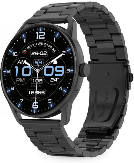 Chytré hodinky ALIGATOR Watch AMOLED PRO, černé