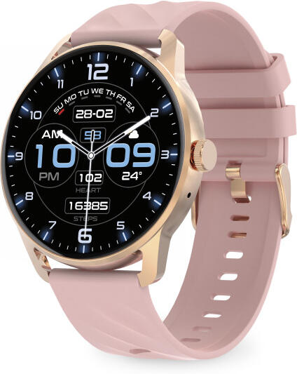 Chytré hodinky ALIGATOR Watch AMOLED PRO, růžové