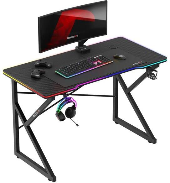Stůl herní HUZARO Hero 1.7 RGB Black 120cm
