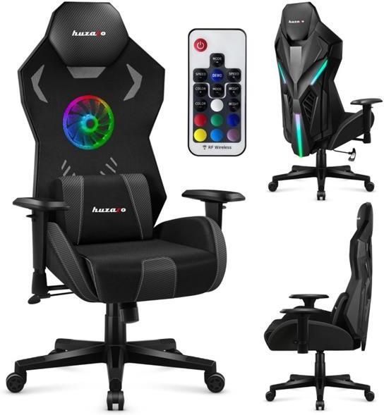 Křeslo herní HUZARO Combat 7.6 RGB Black