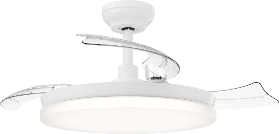 Tynl zatahovací ventilátor a svítidlo 32W+35W WH OFF Philips