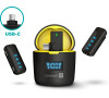 CONNECT IT Wireless mikrofon ClipMic Pro USB-C (2 ks + receiver) set ČERNÝ (CMI-1020-BK)