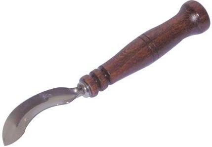 SONIX škrabka srpeček P nerez 17cm, rukojeť dřev.
