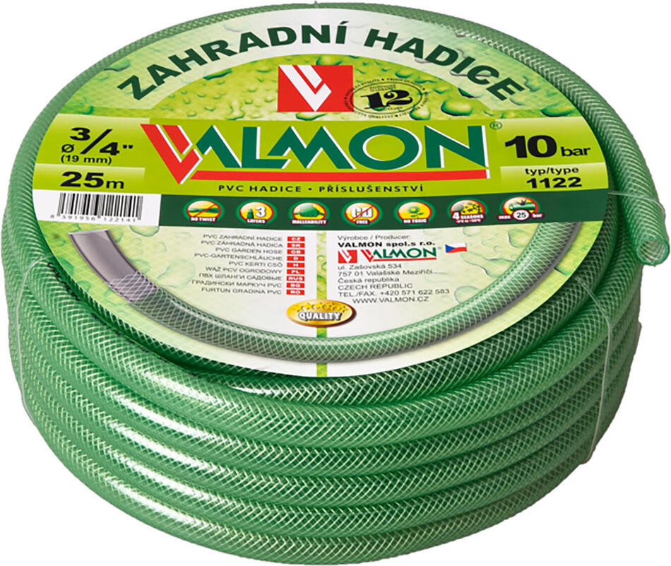 VALMON hadice 1122 3/4" (19.0/26.0) (25m), TRA ZE