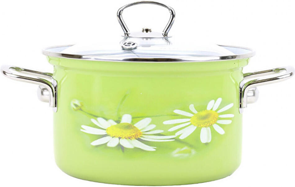 hrnec BELIS DAISY 20cm 3,6l se skleněnou poklicí