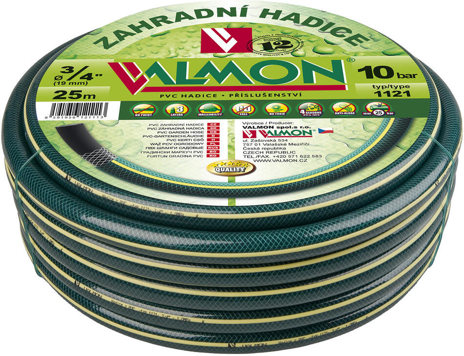 VALMON hadice 1121 1" (25.4/32.0) (25m), neprůhledná ZE
