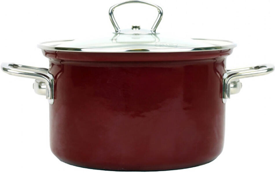 hrnec BELIS ECO-CERAMIC 24cm 6,1l se skleněnou poklicí