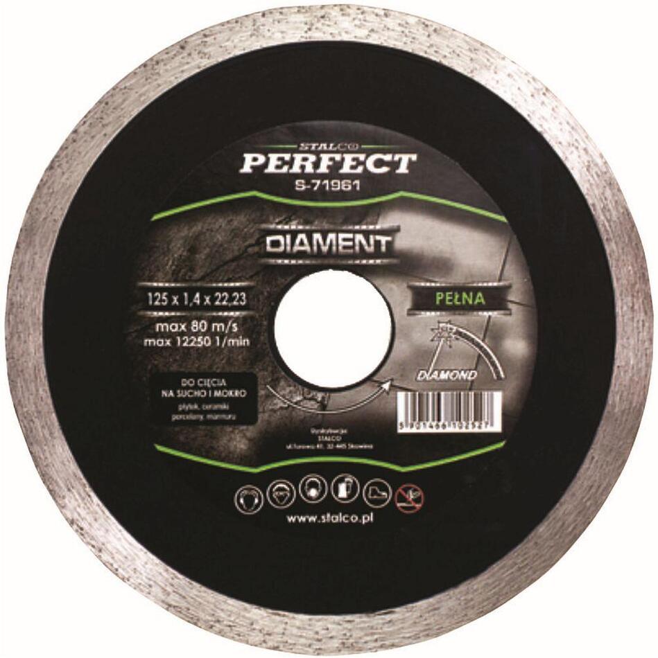 kotouč diamantový 115mm celoobvodový STALCO