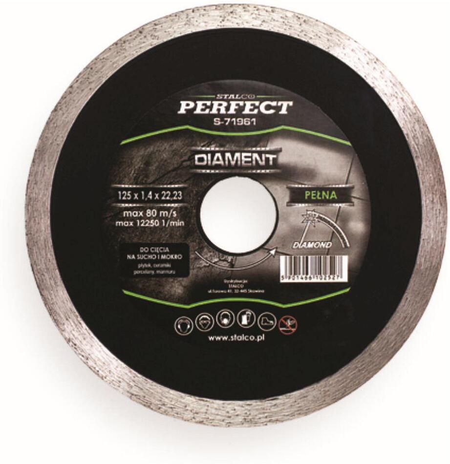 kotouč diamantový 125mm celoobvodový STALCO