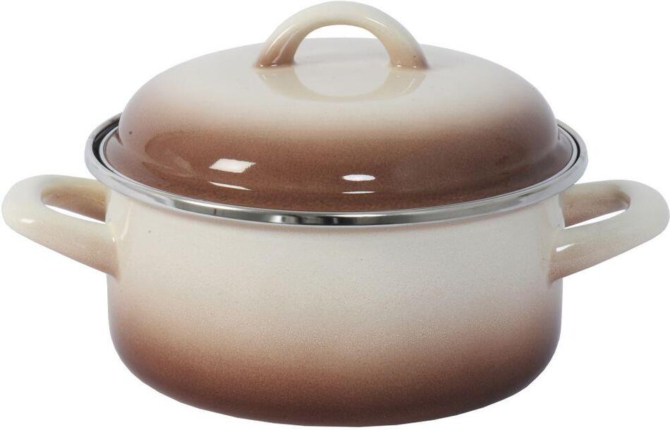 METALAC kastrol + poklice pr.16cm 1,5 l CAPUCCINO