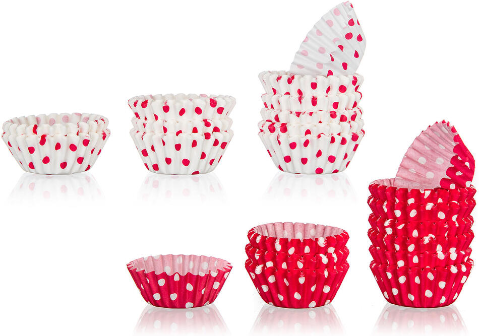 BANQUET košíček cukrářský 3x2,1cm papírový (200ks) DOTS mix