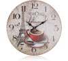 HOME DECOR hodiny nástěnné pr.34cm CAFE PARIS