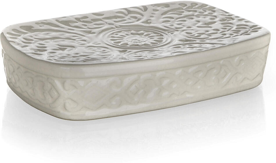 BRILANZ miska na mýdlo 14x9x3cm keramická ŠE-BÉŽ