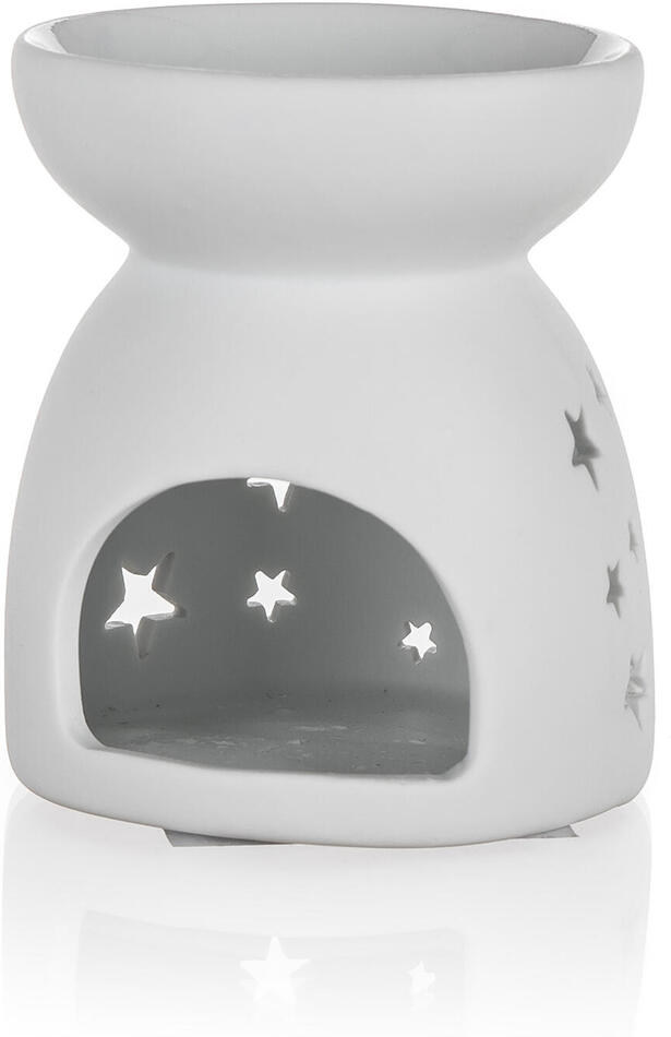 HOME DECOR aromalampa 8x9cm HVĚZDY BÍ porcelánová