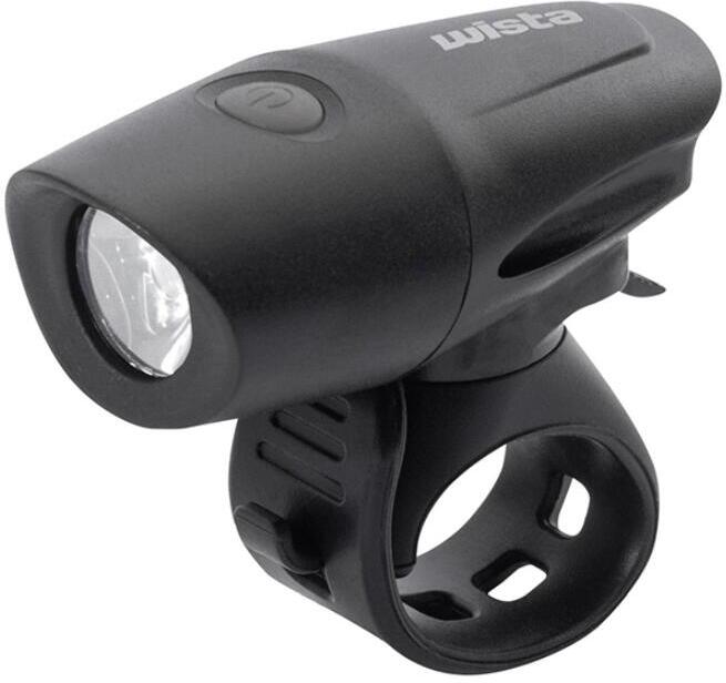 Wista Přední svítilna USB LED nabíjecí černá/bílá - 80159
