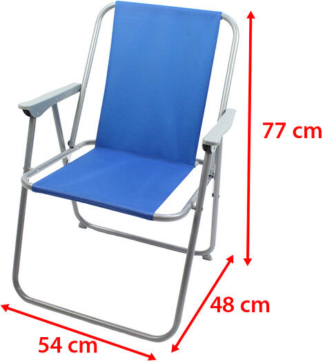 Cappa Křeslo plážové MIA modrá