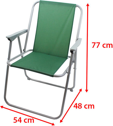 Cappa Křeslo plážové MIA Zelená