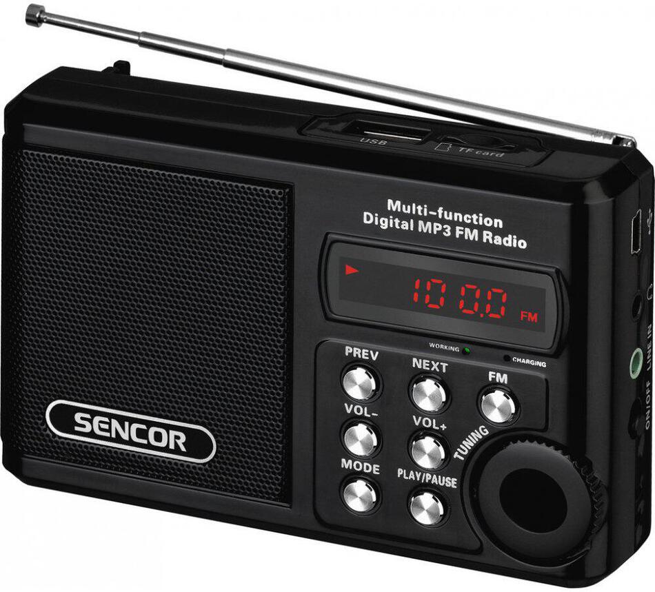 Rádio s USB/MP3 Sencor SRD 215 B