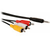 Kabel Sencor SAV 150-015 3,5jack - 3xRCA M P