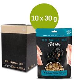 Fitmin FL dog,cat poch. Mrazem sušené rybí 10x30g
