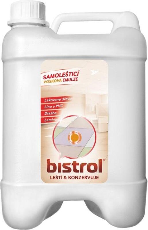 Bistrol samoleštící vosková emulze na podlahy, 5 l