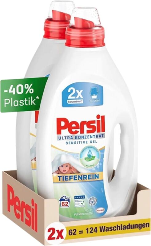 Persil gel Sensitive, 124 praní, 2,48 l