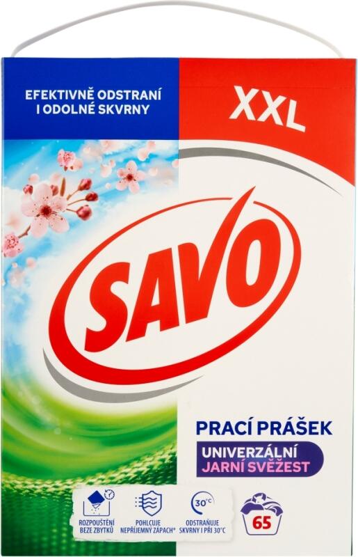 Savo prací prášek Univerzál Jarní svěžest 65 praní, 4,55kg