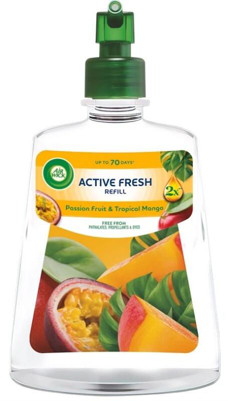 Air Wick náplň do automatického difuzéru – marakuja a tropické mango, 228 ml
