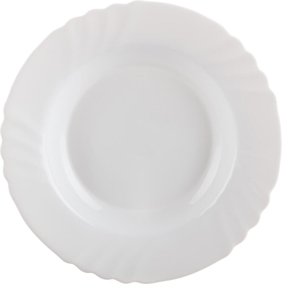 BORMIOLI talíř hluboký skleněný EBRO 23,5cm BÍ