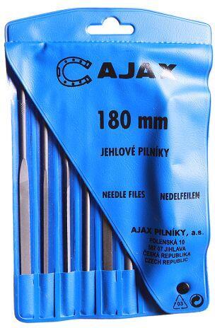 AJAX pilník jehlový sada 180/2 6díl.