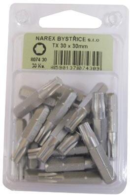 NAREX BYSTŘICE bit nástavec TORX 20x30 (30ks) 8074-20