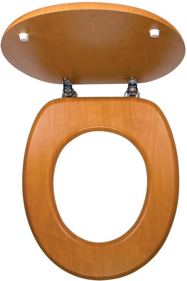 NOVASERVIS sedátko WC OŘECH sv., dýhovaná MDF