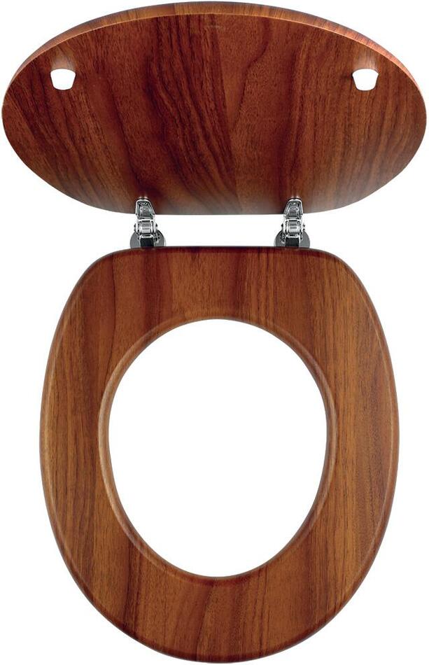 NOVASERVIS sedátko WC DUB tm., dýhovaná MDF