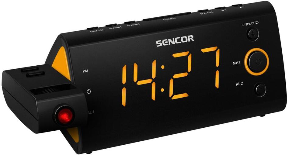 Radiobudík Sencor SRC 330 OR, s projektorem
