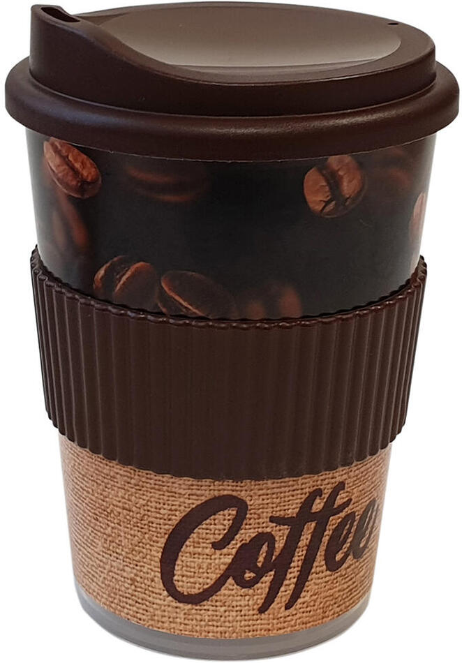 TVAR PARDUBICE kelímek s pítkem 0,25l, s manžetou, PH COFFEE