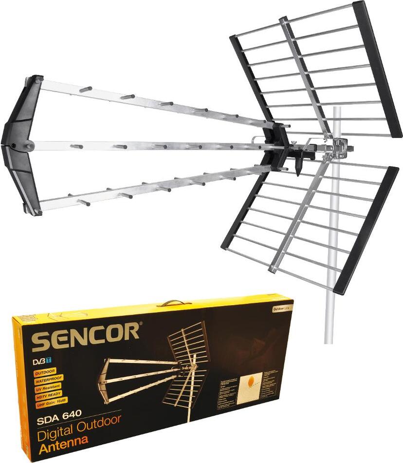 DVB-T anténa Sencor SDA-640 4G, venkovní