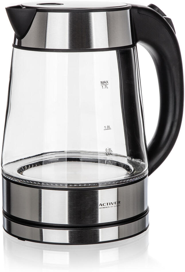ACTIVER konvice rychlovarná BRENNA 1,7l skl. 1850-2200W
