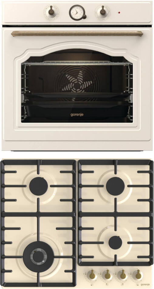 SET Trouba Gorenje BOS67372CLI + Plynová deska Gorenje GW642CLI WOK