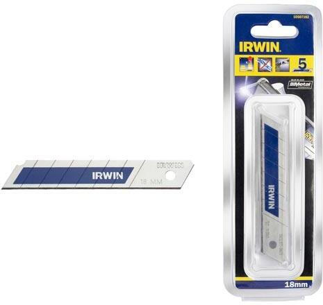 list odlamovací 18mm (5ks) BI-METAL "BLUE" IRWIN