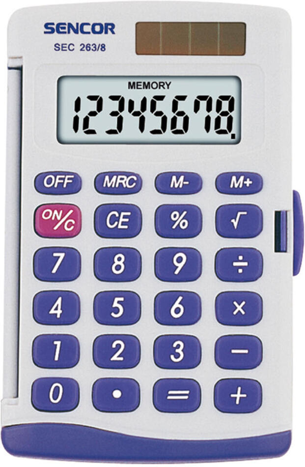 Kalkulačka Sencor SEC 263/8 DUAL