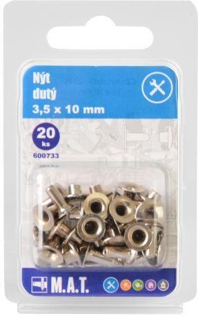 M.A.T. GROUP nýt dutý 3.5x10mm (20ks)