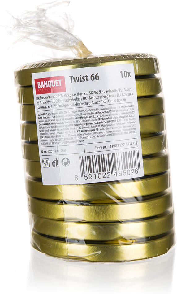 BANQUET víčko TWIST 66 ZLA (10ks)