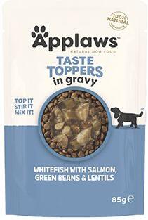 Applaws Dog kapsa Toppers Gravy bílá ryba a losos 85g | OnlineShop.cz