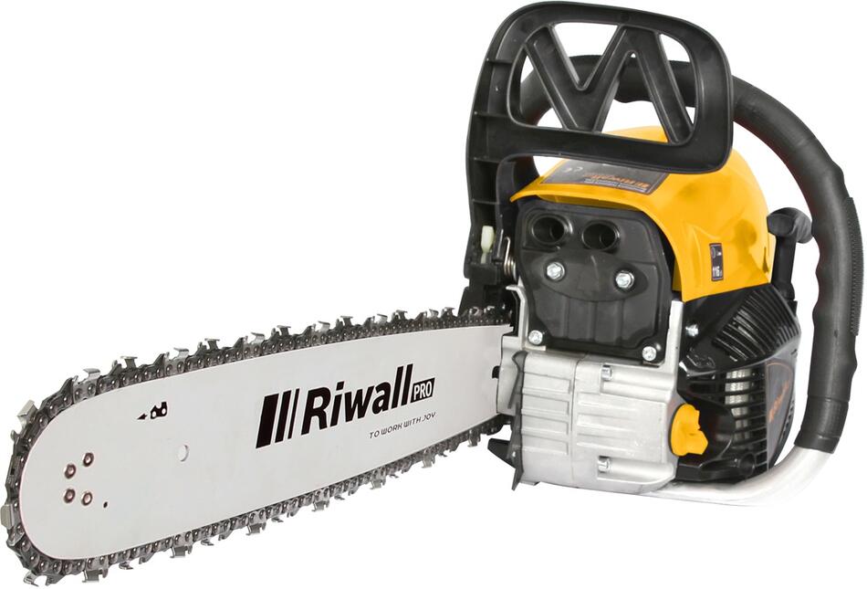 Riwall PRO RPCS 5550, řetězová pila s benzínovým motorem 55 ccm