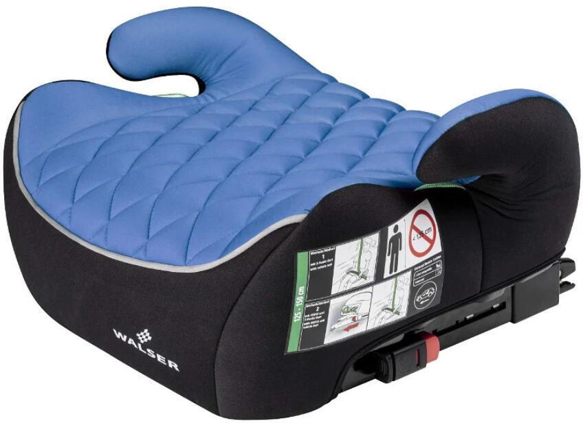 Walser Dětský podsedák ANDY ISOFIX modrá