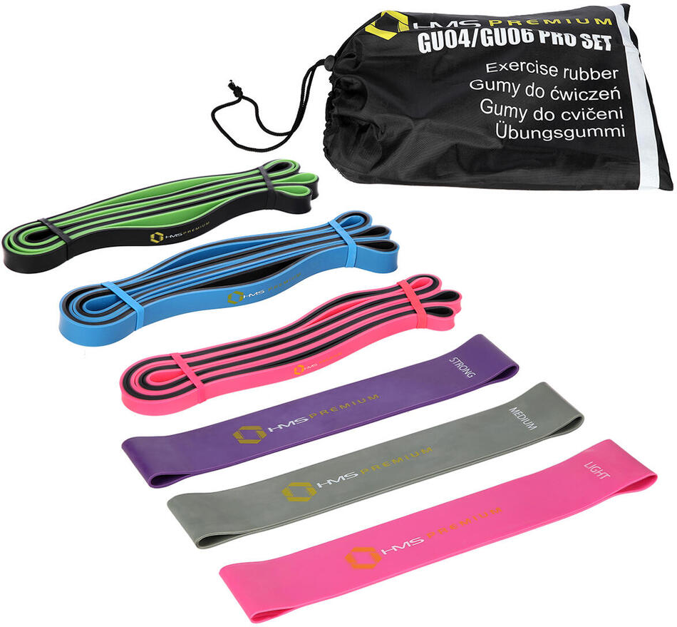 Set fitness gum HMS PREMIUM GU04 GU06 PRO