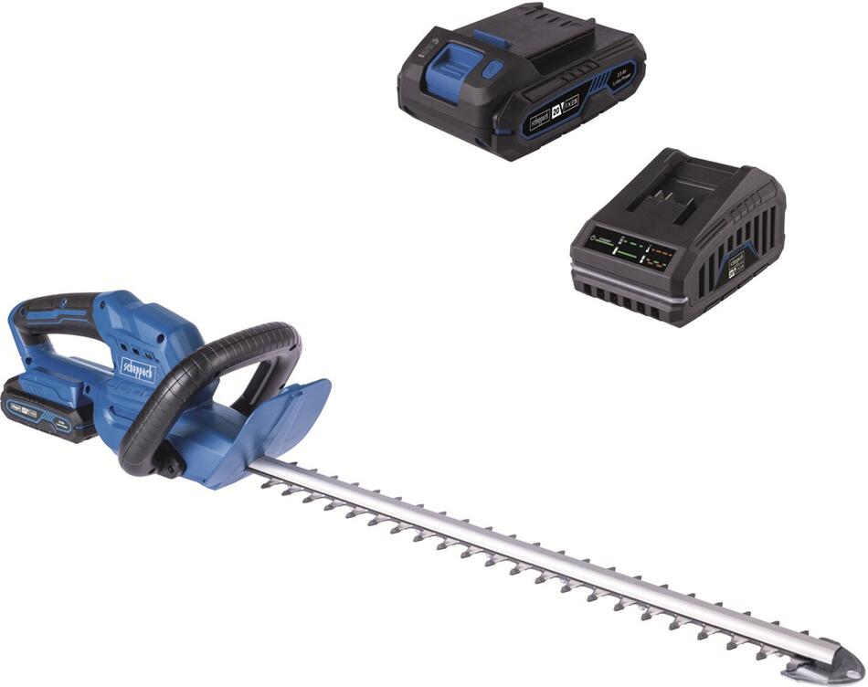 Scheppach C-HT570-X-SET S, 20 V IXES aku plotostřih + 2Ah baterie + nabíječka 2,4 A