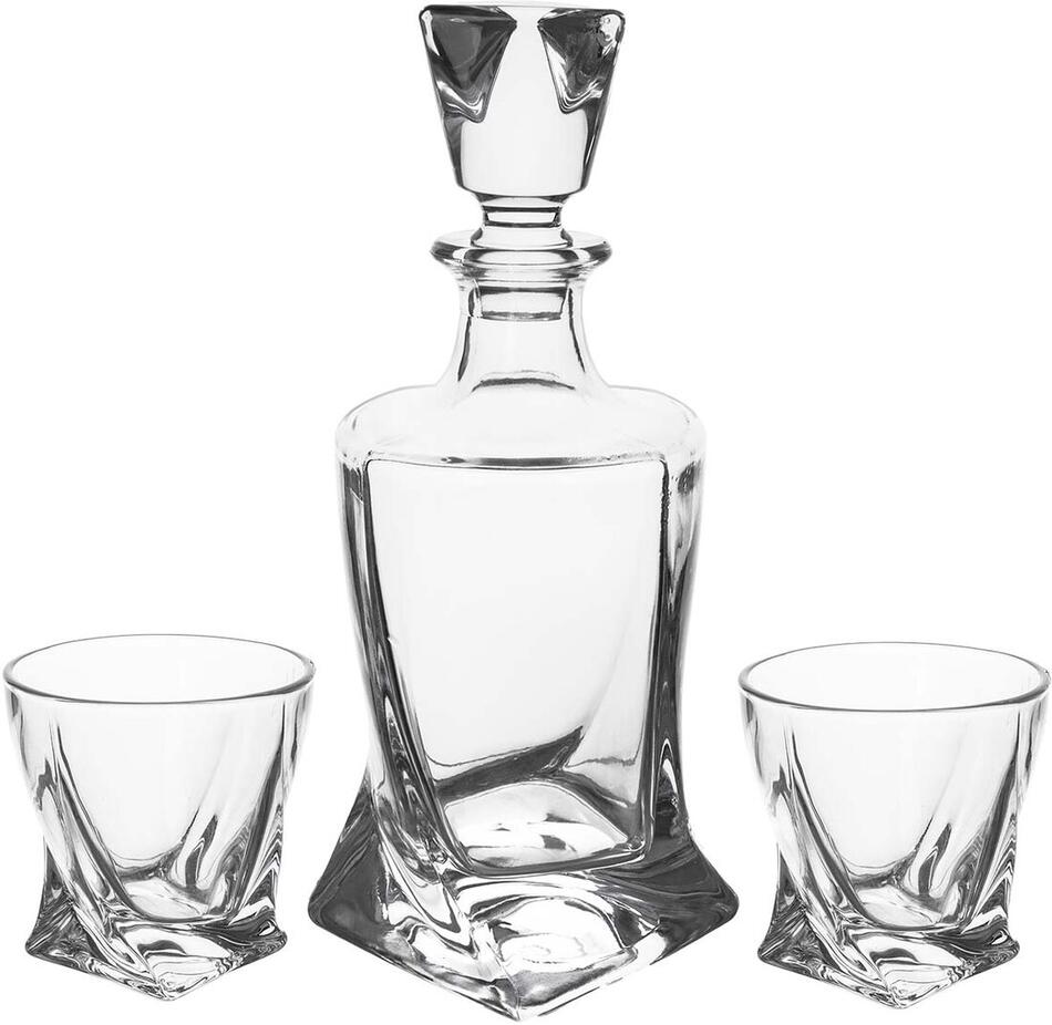 Karafa na whisky Imperial 0,77 l+2 sklenice, sada Orion