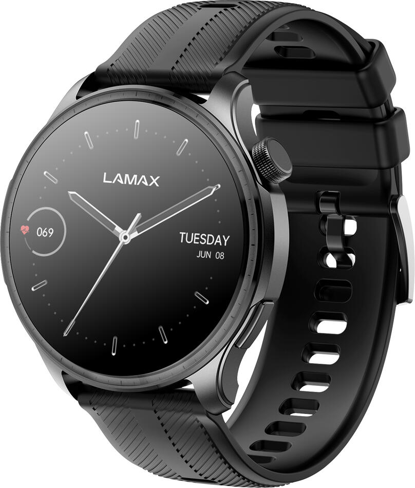Chytré hodinky LAMAX Prism AMOLED Black